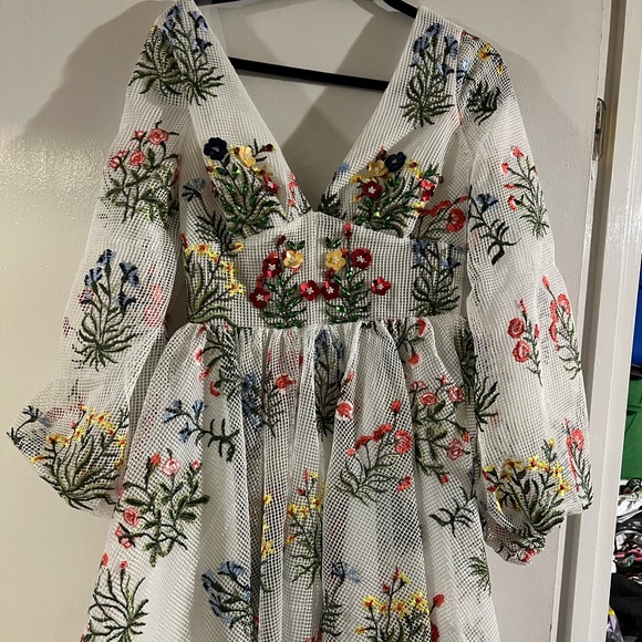 Teuta Matoshi Dresses & Skirts - Teuta Matoshi The Wildflower Mini Dress
